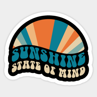 Sunshine State of Mind Sticker